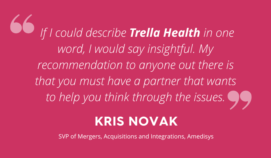 Amedysis - Mergers and Acquisitions Success Through Data Insights